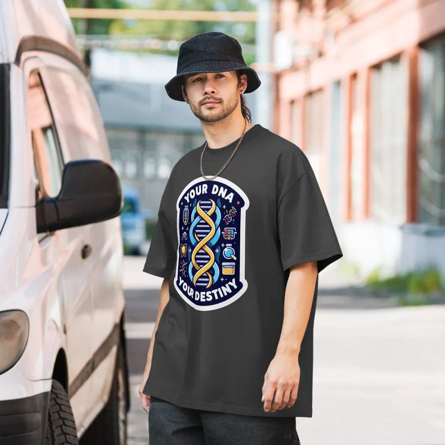 DNA Destiny Graphic Oversized Tee product image (8)