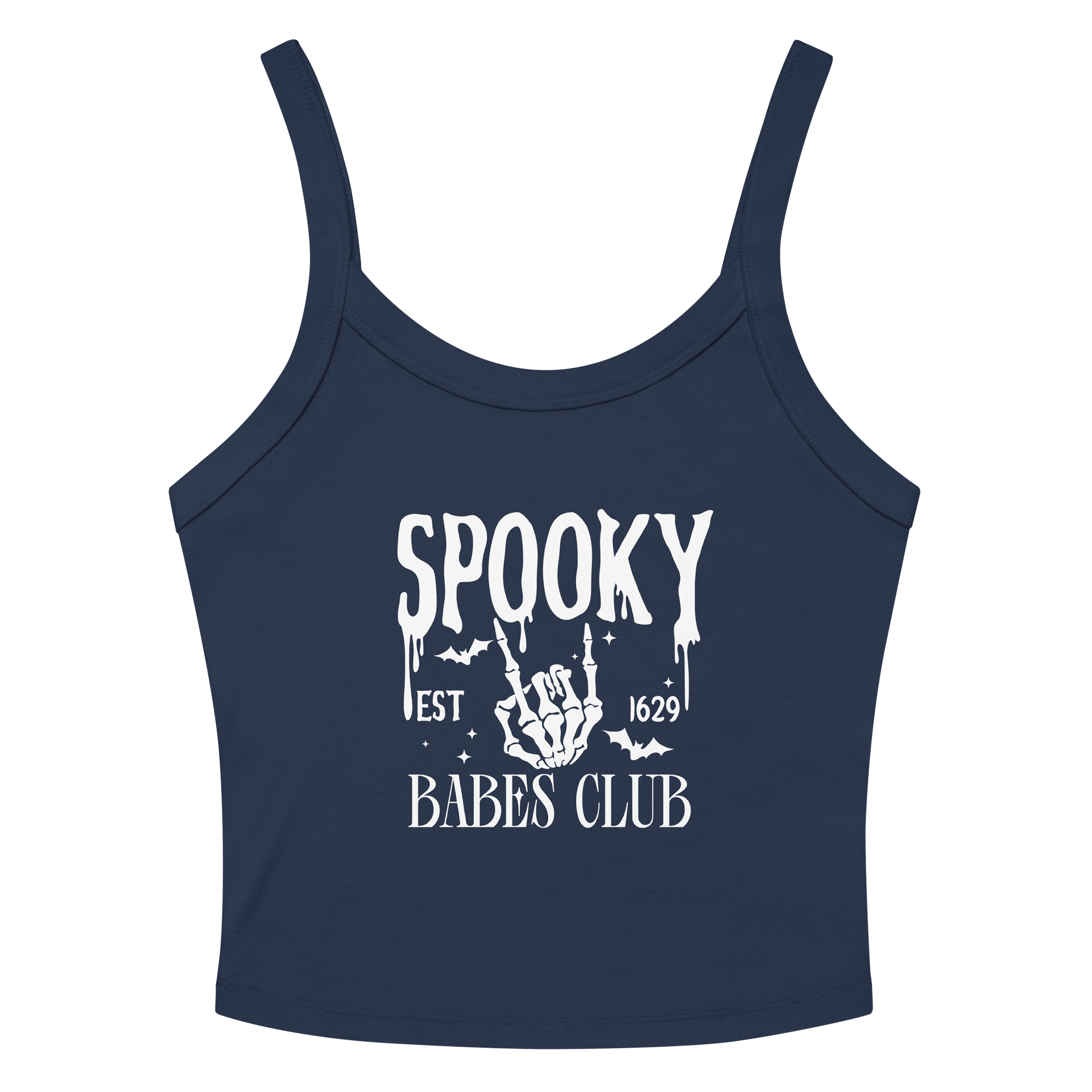 spooky babes club ribbed tank product image (2)