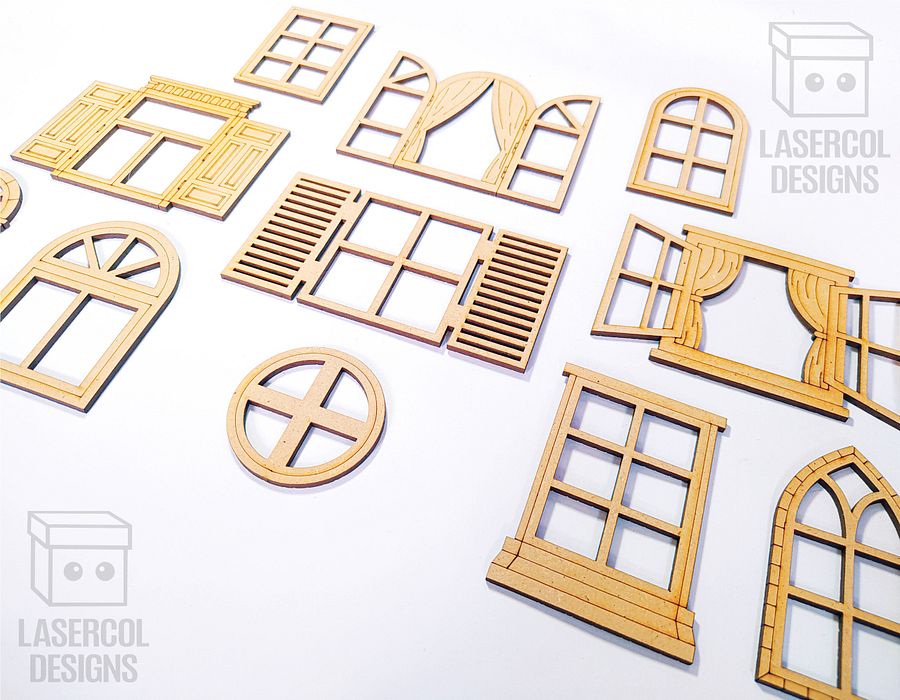 Windows Cut Outs - Laser Cut Files product image (4)
