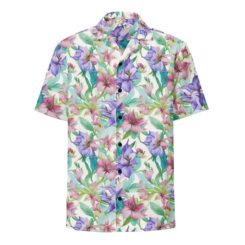 Floral Pattern Tiare Flowers Hawaiian Shirt product image (1)