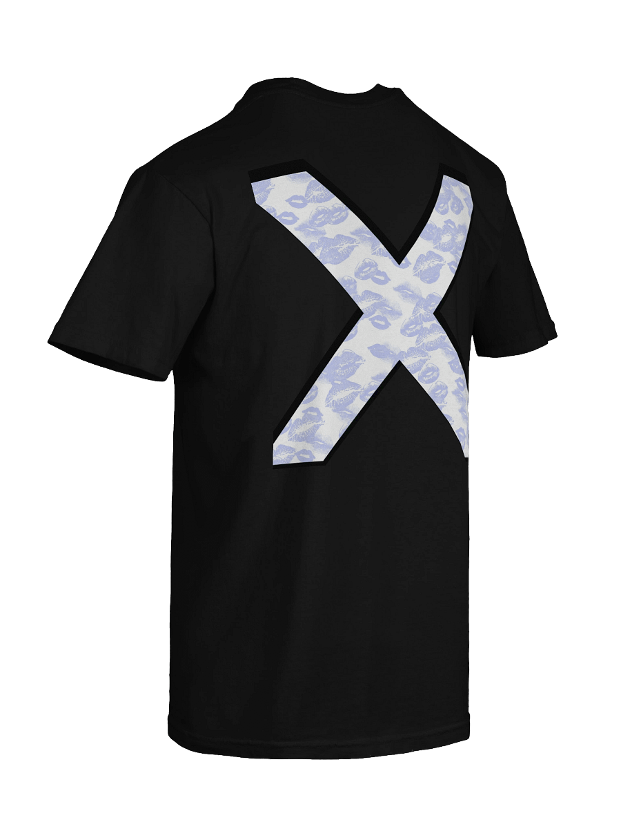 White X Light Blue Lipstick Kisses | Shirt product image (5)