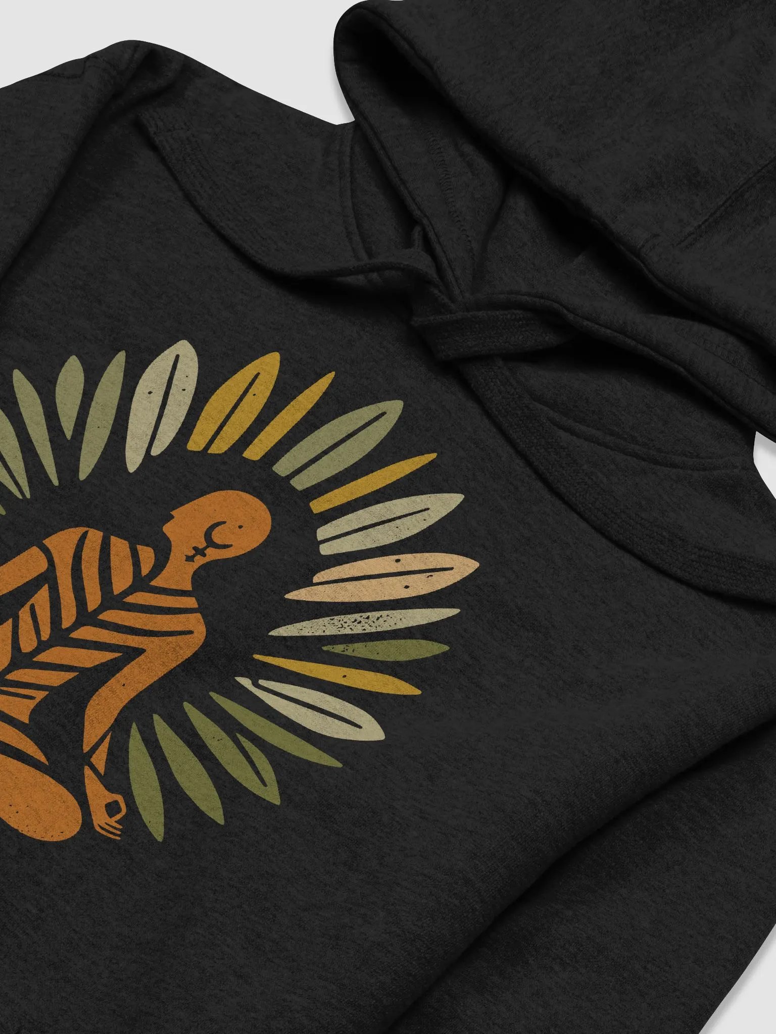 Zen Leaf Meditation Tee | Ancient Wisdom Meets Boho Style product image (3)