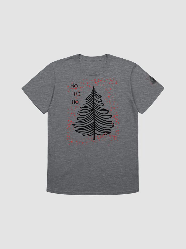 Christmas design minimalistic, abstract tree with red stars product image (2)