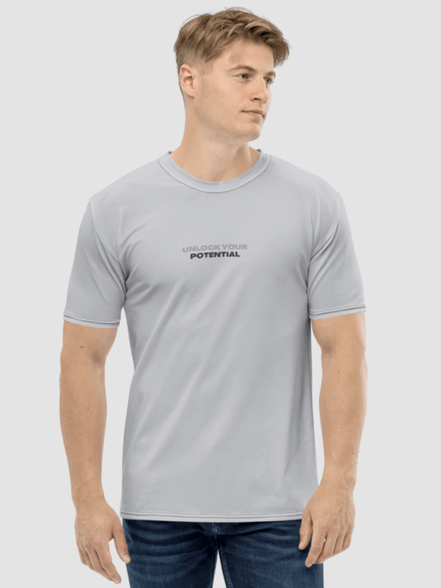 Unlock Your Potential T-Shirt - Light Gray product image (3)