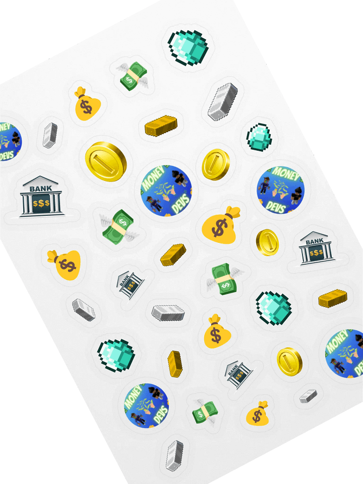 Wealthy Elements Sticker Sheet product image (1)