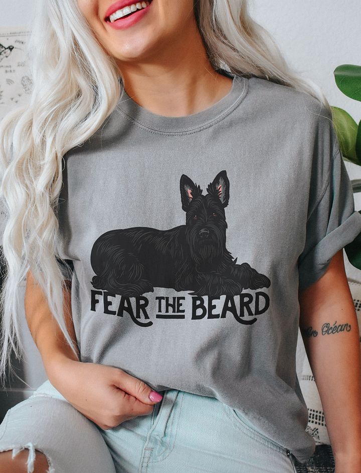 Fear the Beard T-Shirt of a Scottish Terrier | Funny T-Shirt for Bearded Dog Paw-rents product image (20)