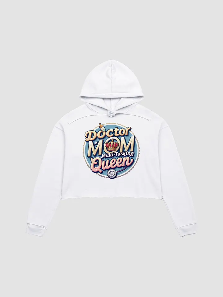 Multi-Tasking Queen Crop Hoodie product image (4)