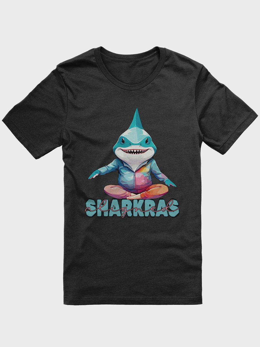 Yoga Shark Graphic T Shirt | Sharkras Aligned product image (1)