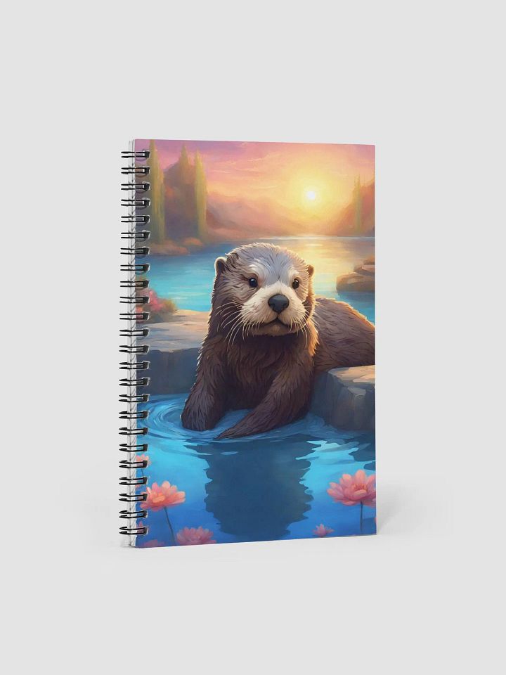 Otter Serenity Spiral Notebook product image (1)