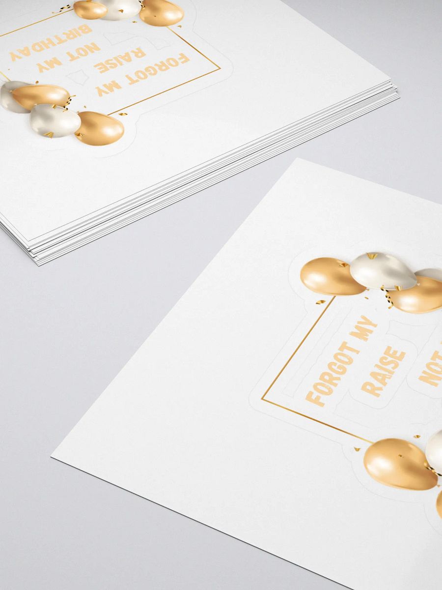 Forgot my Raise, Not my Birthday Sticker product image (4)