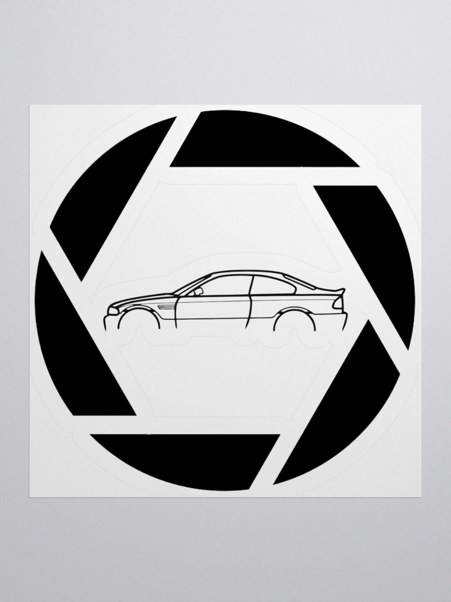 Aperture Motorsports Logo Sticker {Black} product image (2)