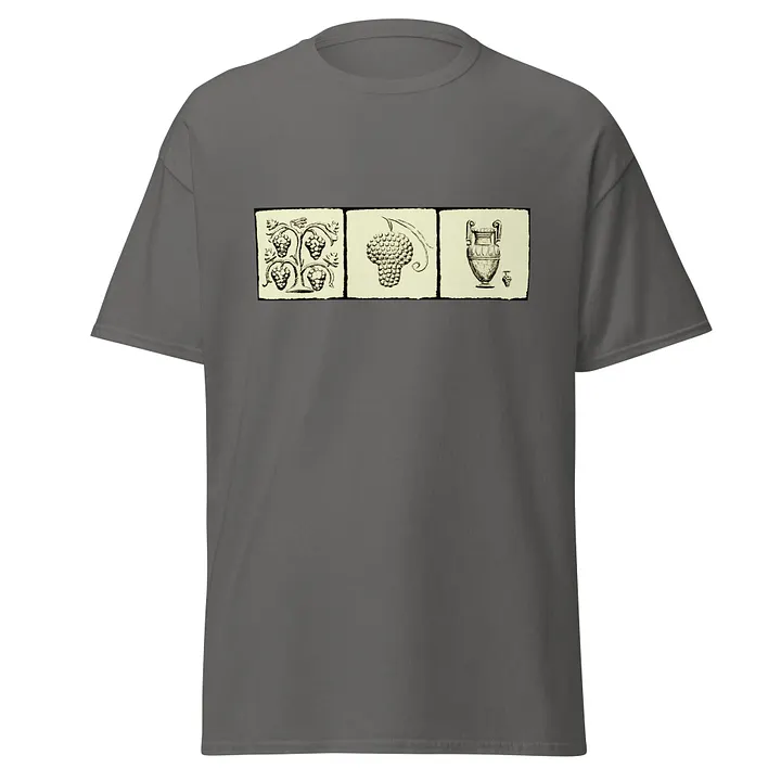Grape and Wine Ancient Greek Art circa 3rd Century BC, T-Shirt product image (1)
