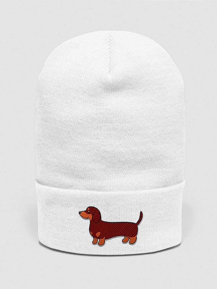 Happy Dachshund Cuffed Beanie product image (21)