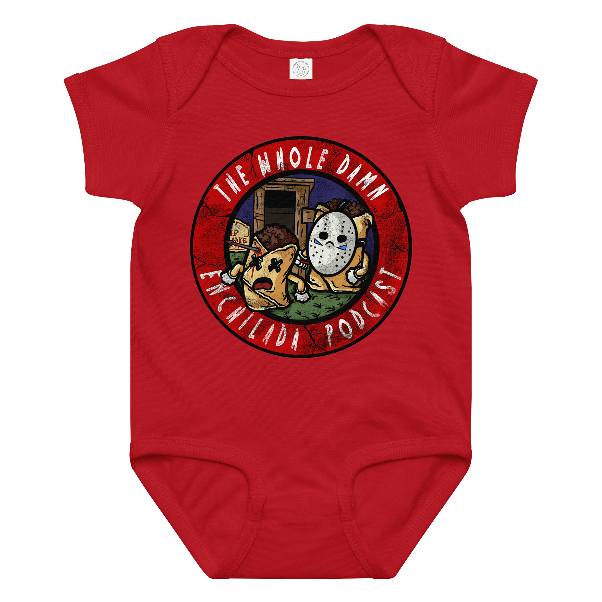 the whole damn enchilada logo onesie product image (1)