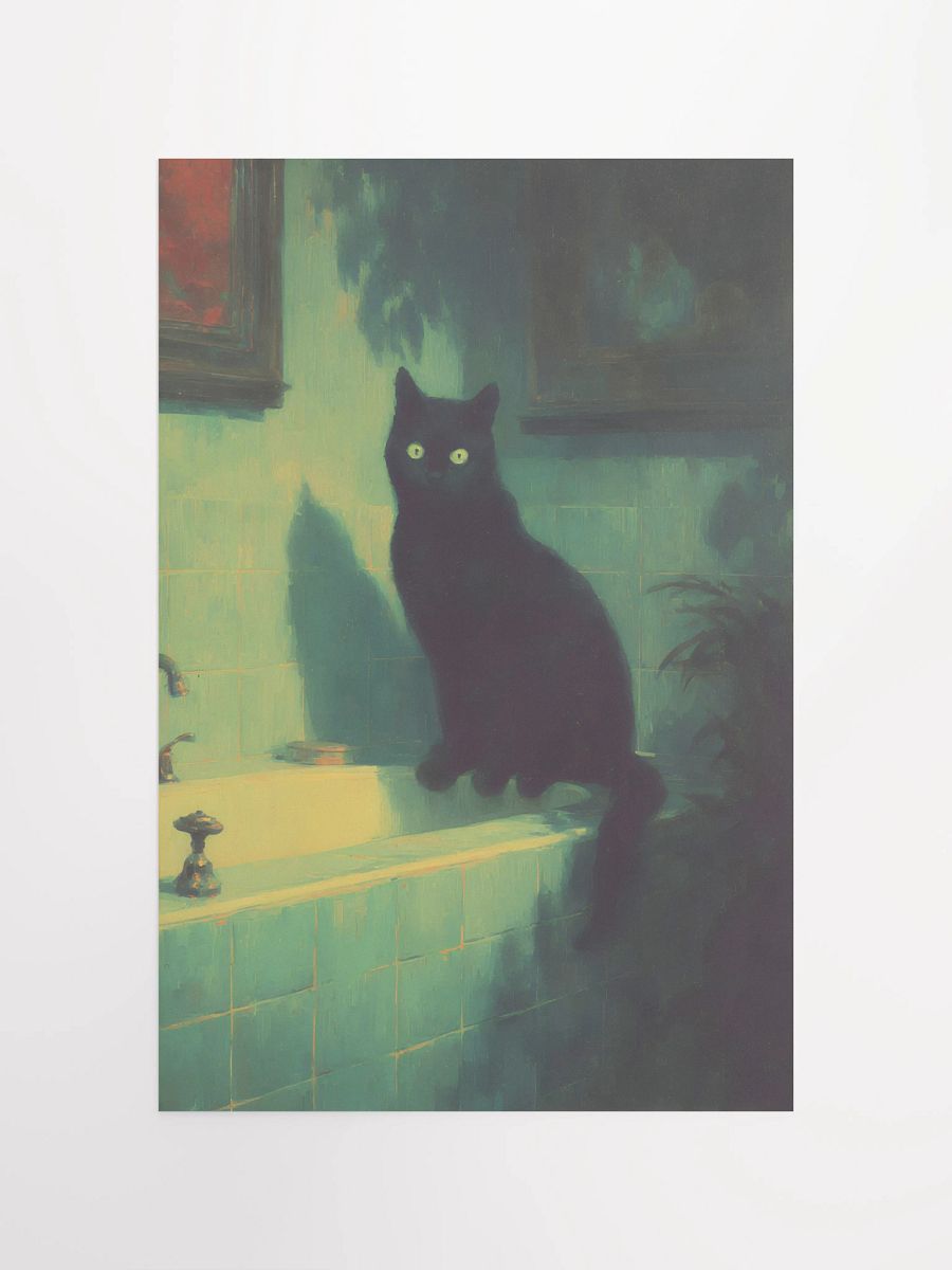 Mystical Cat at Dusk Poster product image (7)