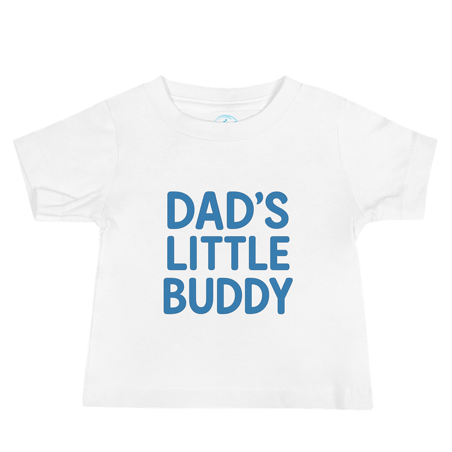 Dad's Little Buddy Baby Tee product image (2)