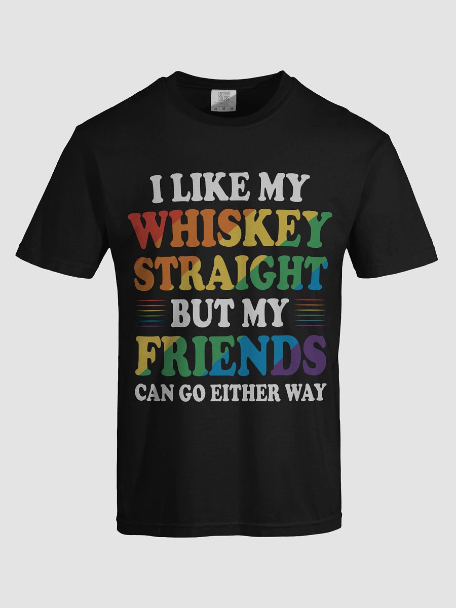 Rainbow Whiskey Straight Friends Tee product image (5)