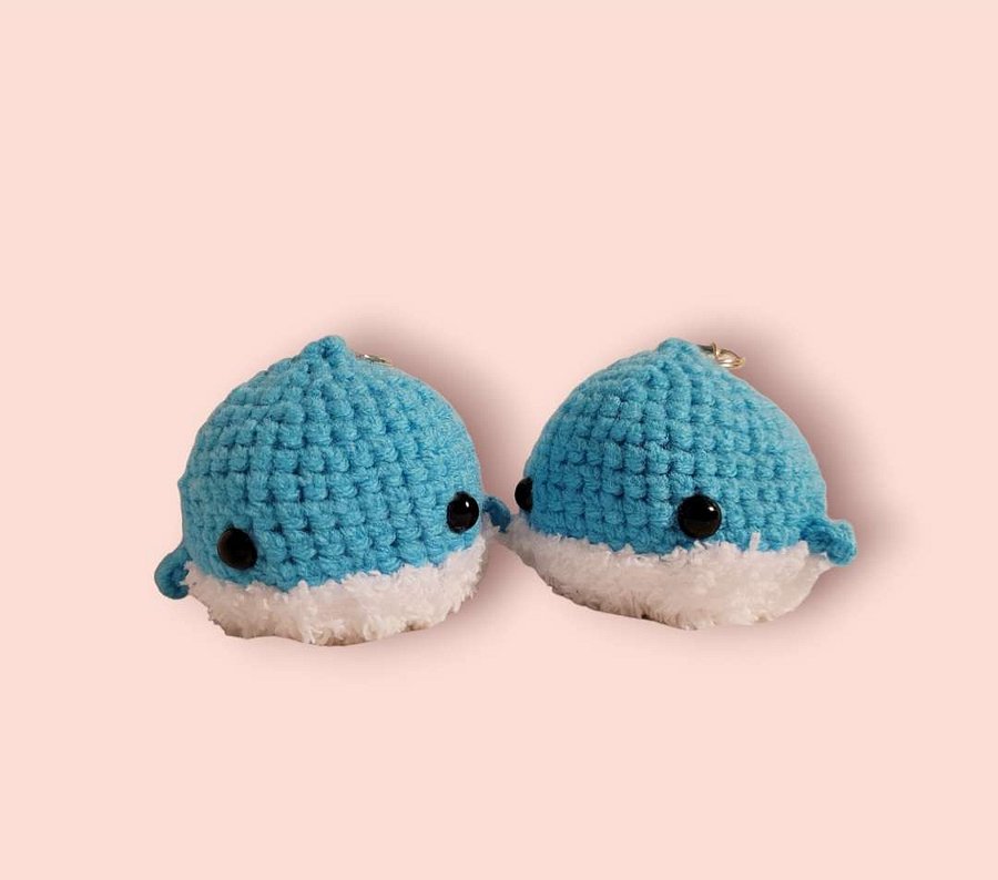 Chunky whale keyring! product image (3)