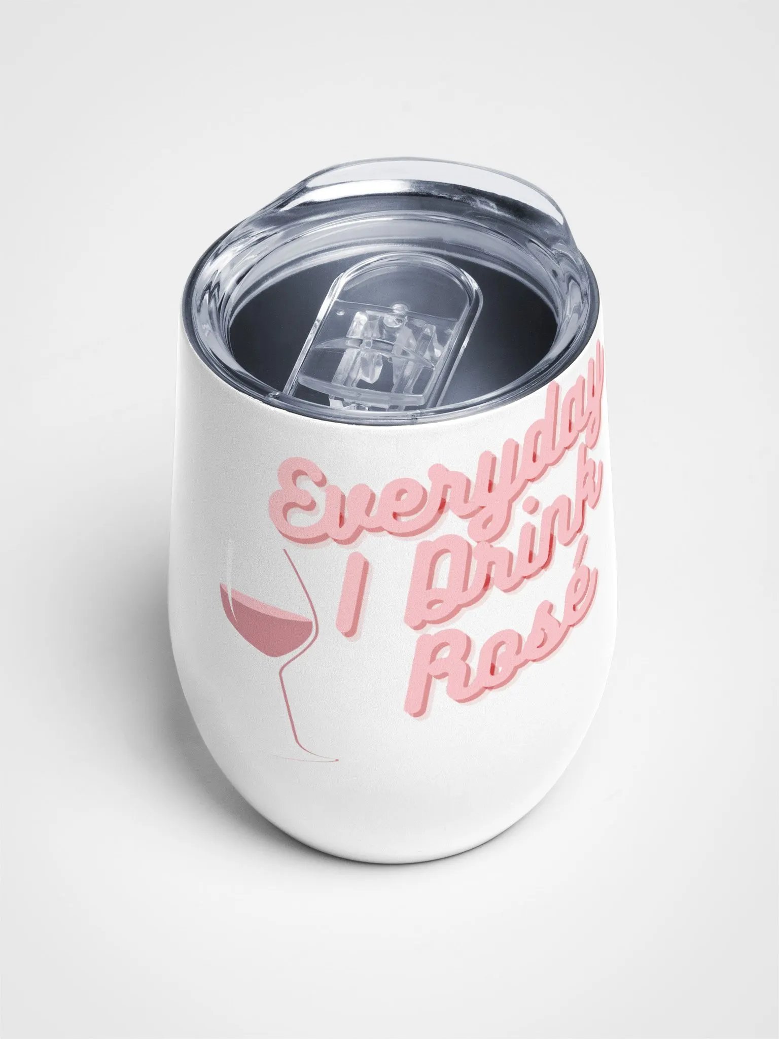 Everyday I Drink Rosé Wine Tumbler product image (4)