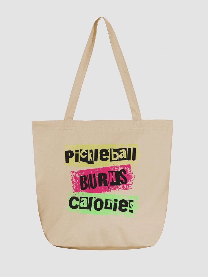 Pickleball Burns Calories Playful Tote Bag product image (5)