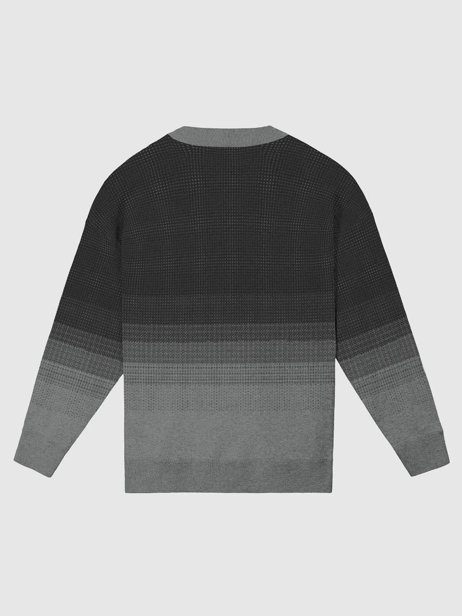 Striped Scarf Cat Knitted Crewneck Sweater Relaxed Fit product image (7)