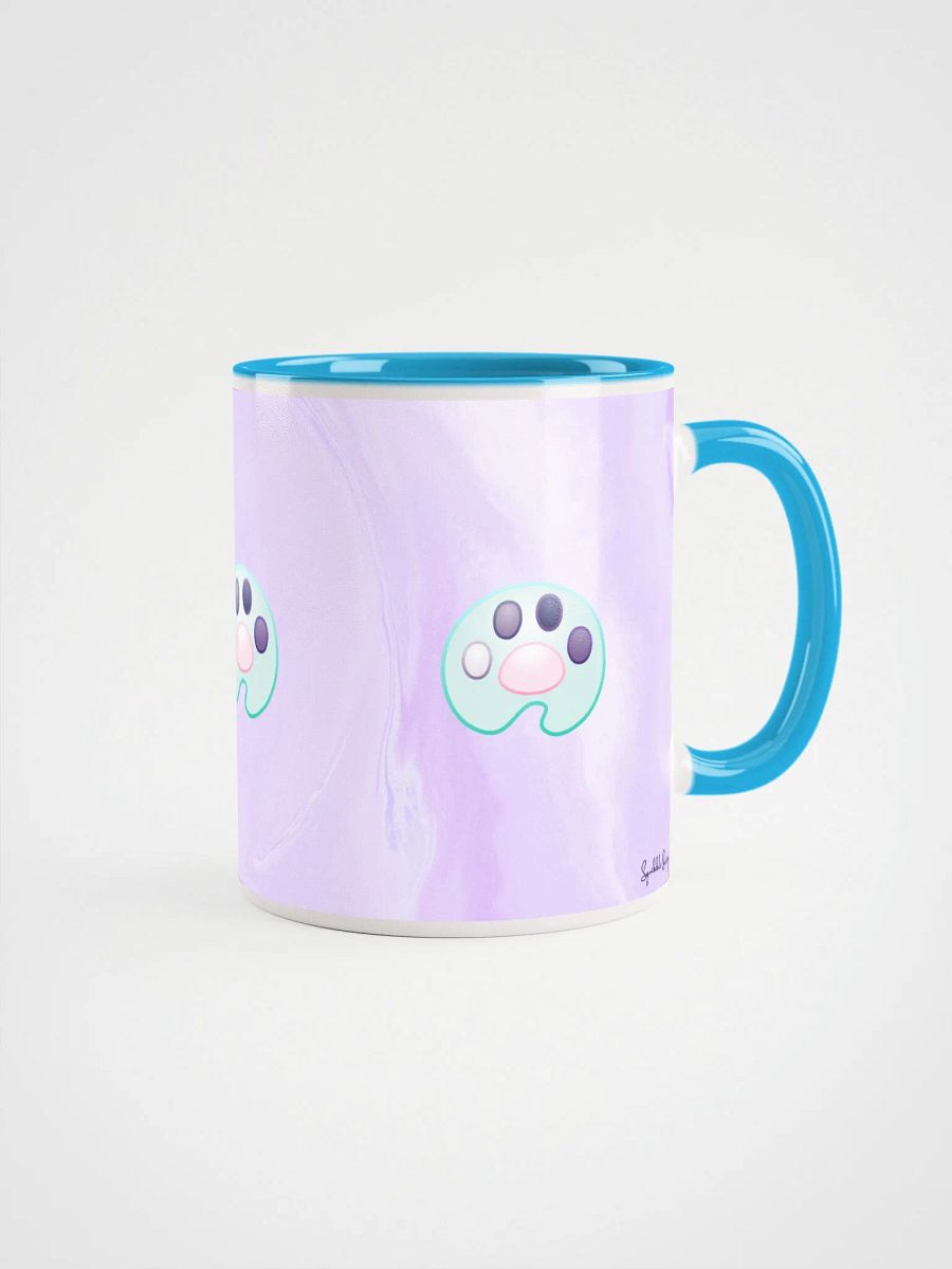 Squibble Design Paw Logo Purple Marbled Mug product image (1)