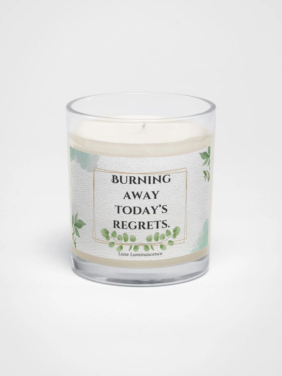 Regret Buster Funny Quote Candles product image (1)