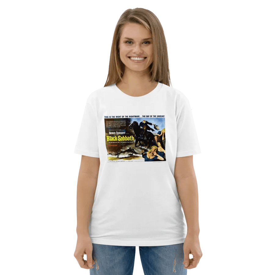 THE HORROR MOVIE Black Sabbath a man without head shirt product image (5)