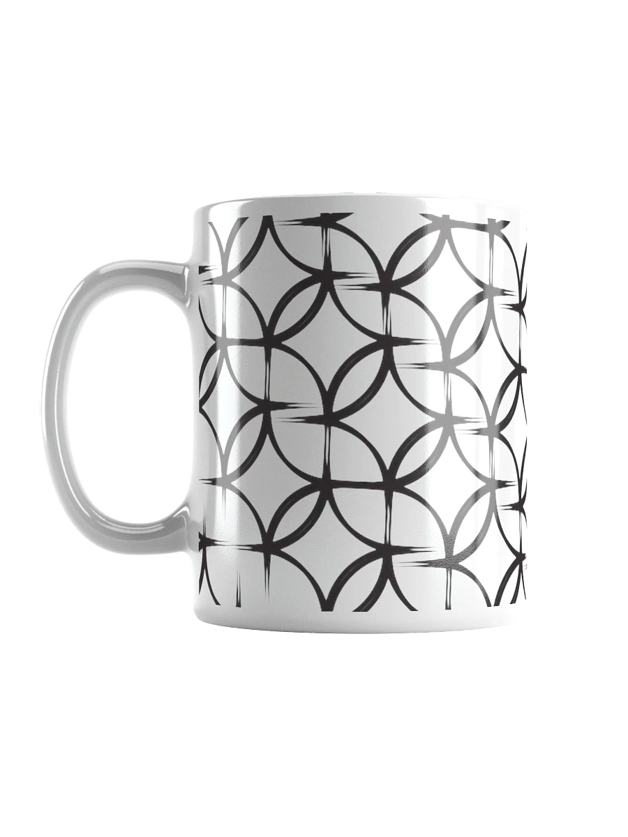 Symmetric Circles White Mug product image (18)