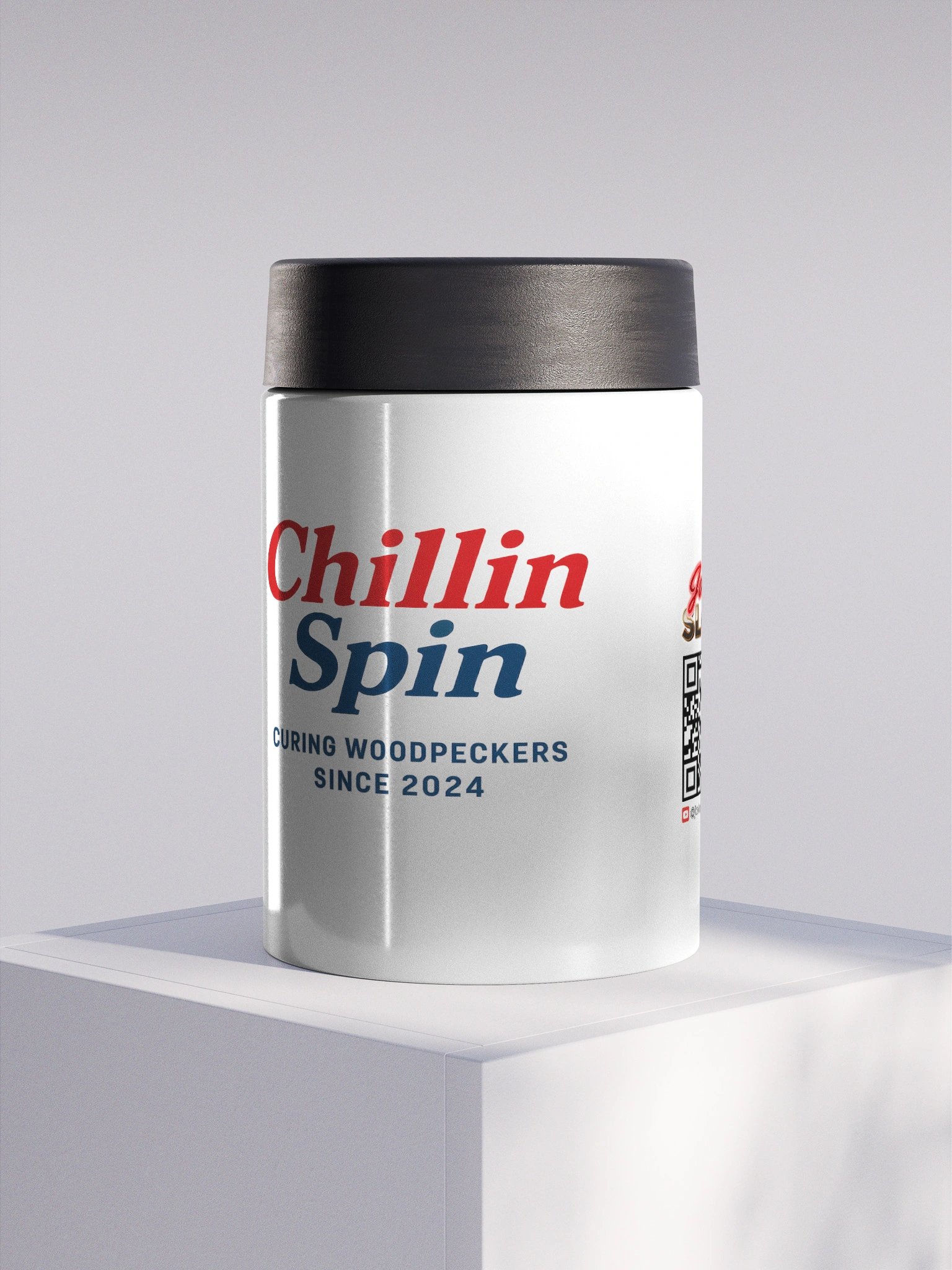 ChillinSpin / DontBeAD** Metal Koozie product image (1)