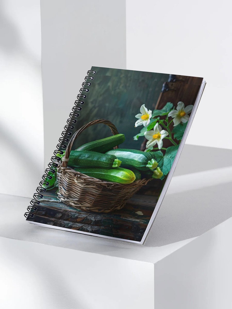 Zucchini in a Basket Notebook product image (3)
