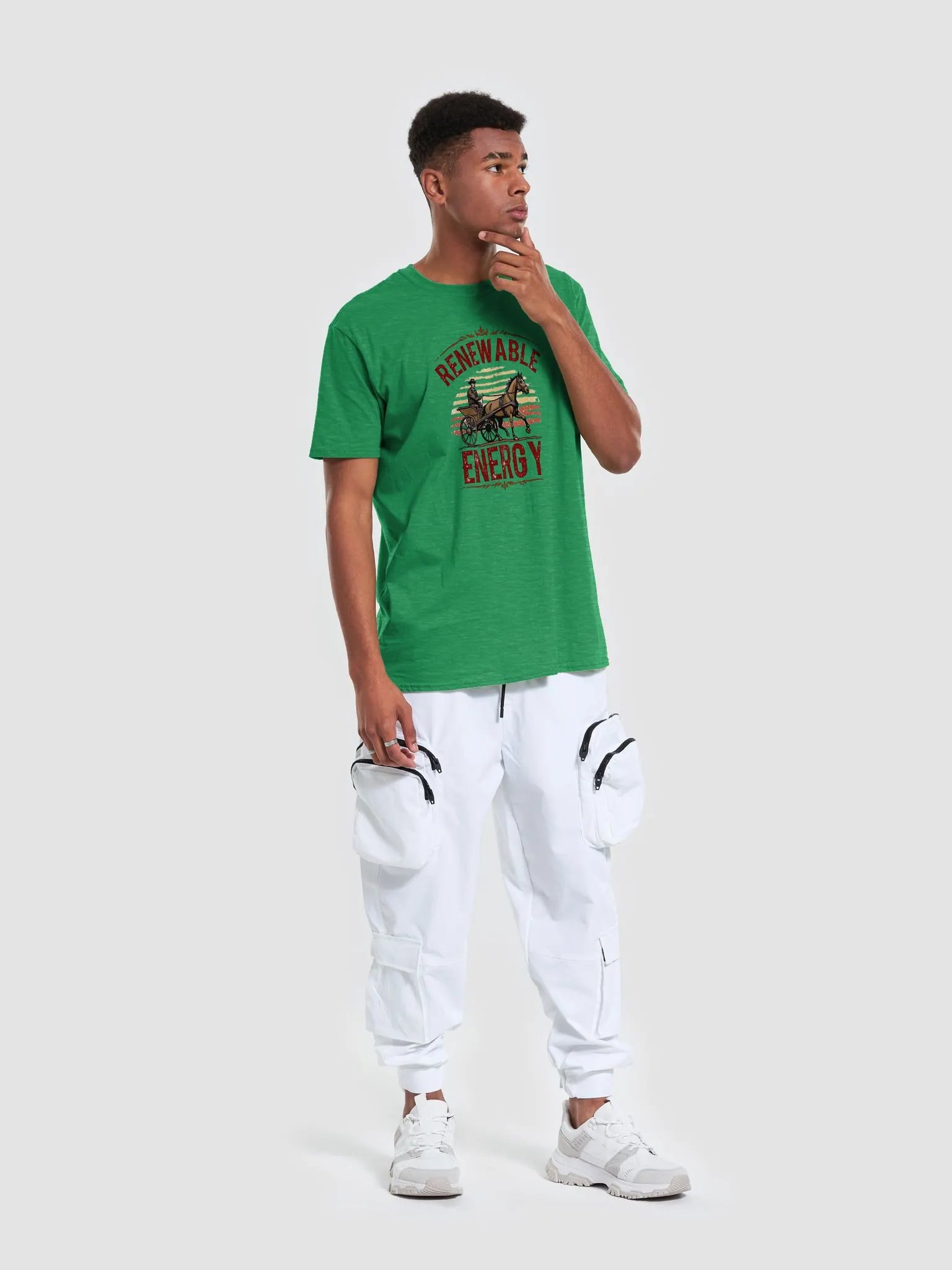 Renewable Energy Carriage Ride Unisex T-Shirt product image (14)