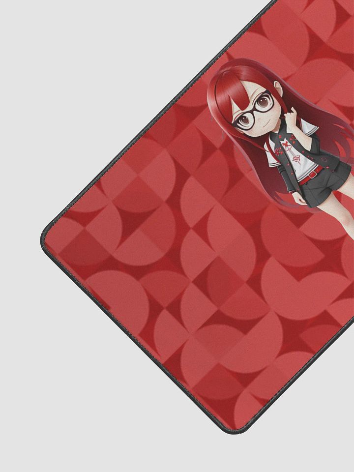 (Red CHIBI) K Desk Mat 12" x 22" product image (2)