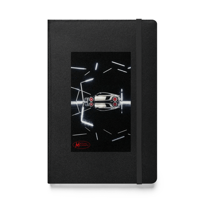 Virtual Mechanic's Reflected Speed vertical Art Hardcover Notebook product image (1)