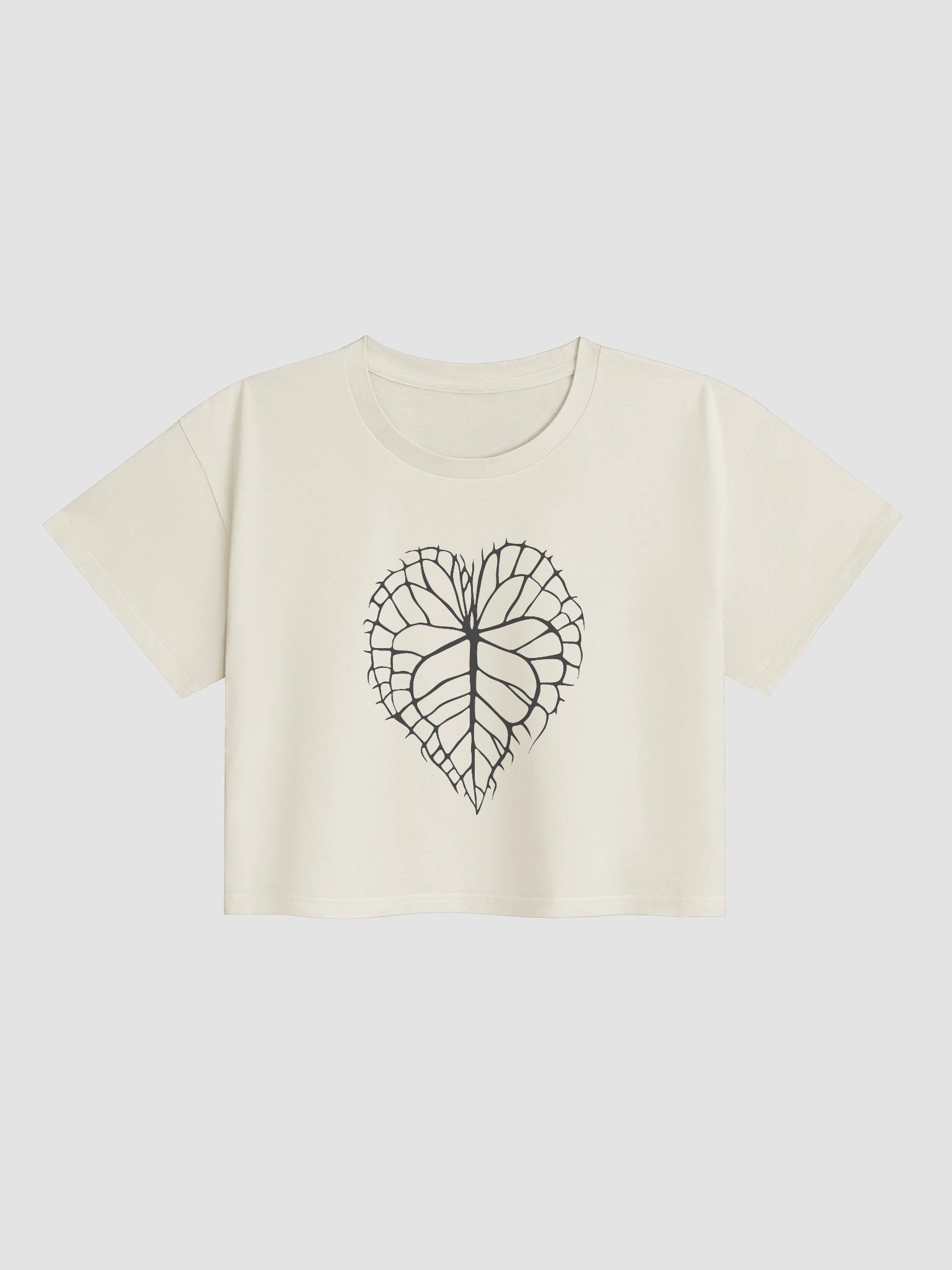 ANTHURIUM CLARINERVIUM SKELETON - Crop Top product image (1)