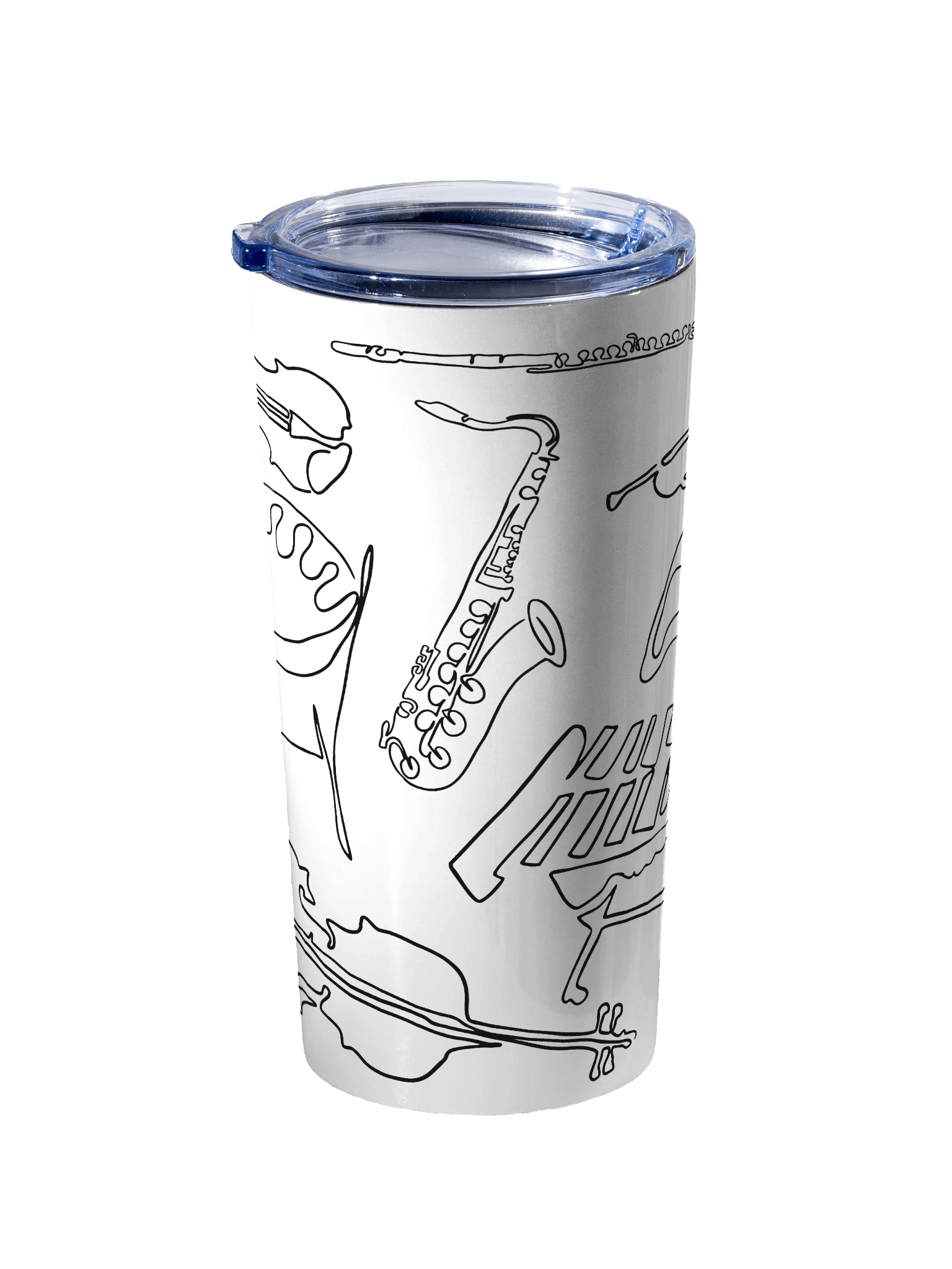 MYSO Musical Instruments 20oz Tumbler - Black Design product image (2)