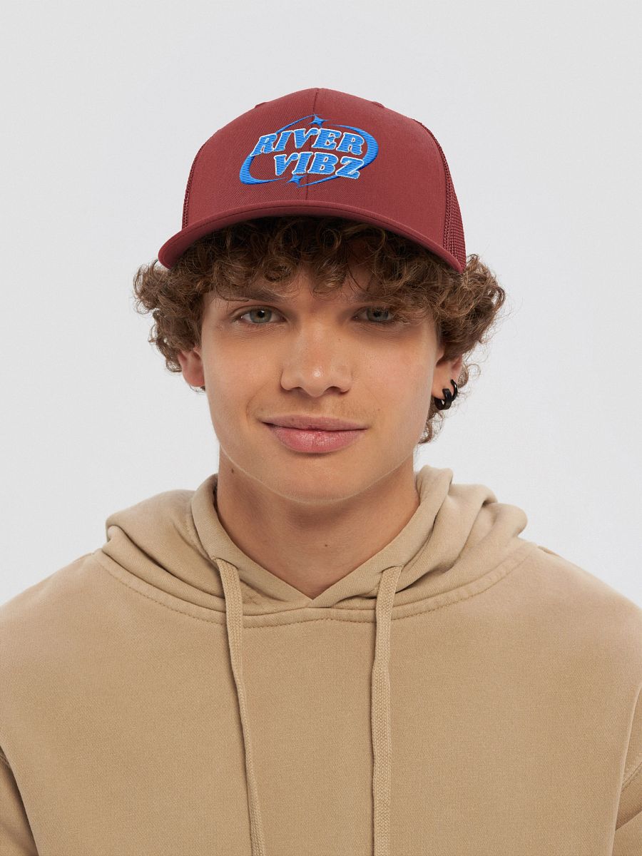 Starry River Vibz Blue Snapback Trucker Hat product image (39)