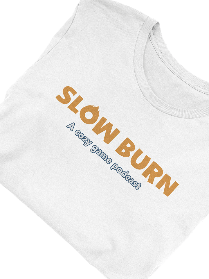 Slow Burn Logo Tee - Orange Text product image (1)