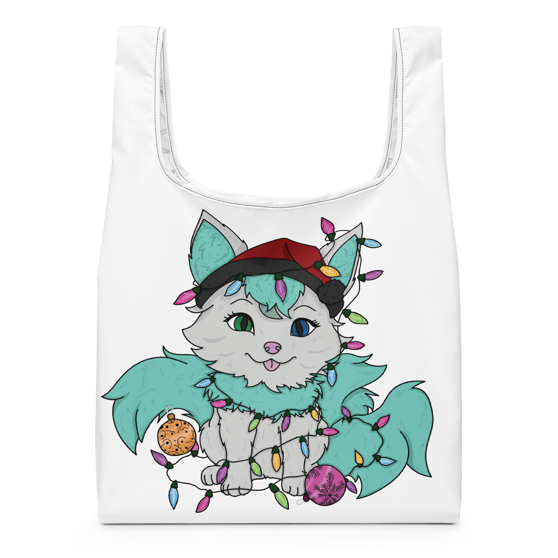 Holiday Kitsune Shopping Bag product image (3)