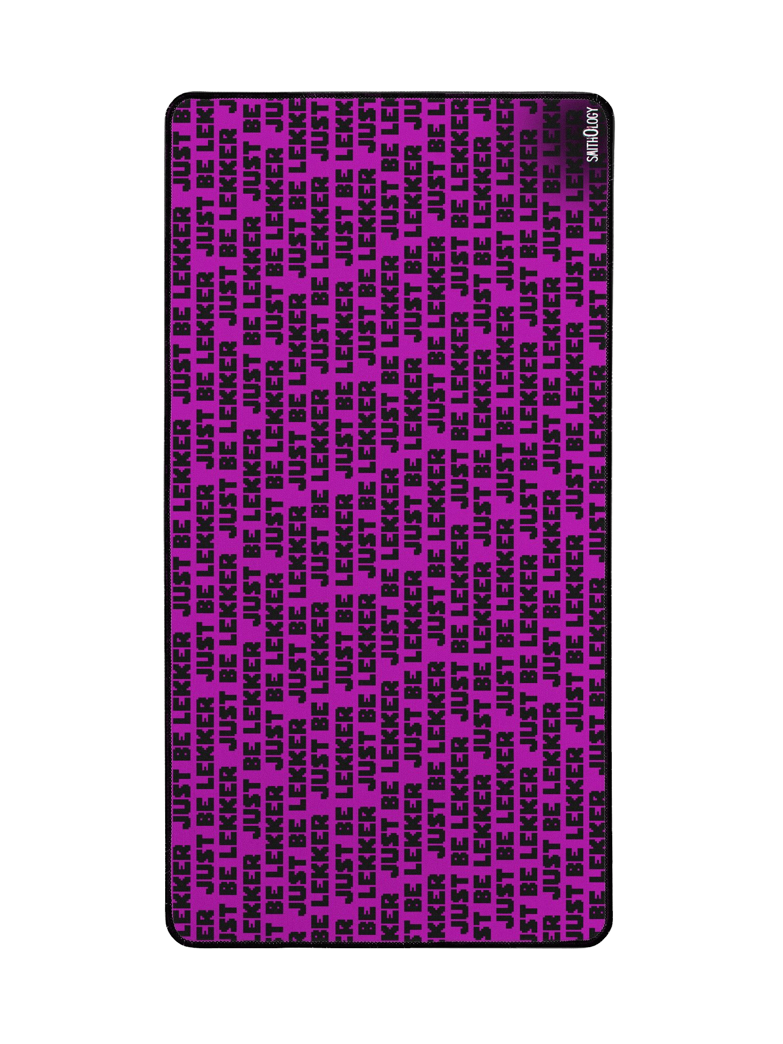 Smithology - "Just Be Lekker" Purple/Black Gaming Mousepad product image (2)