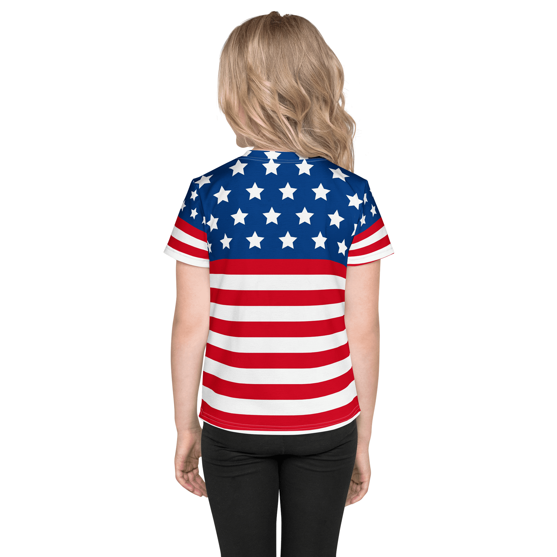 Patriotic Stars & Stripes Kids T-Shirt product image (2)