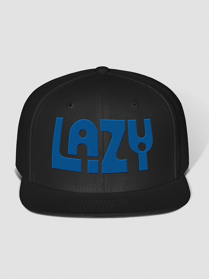 Bold Blue Lazy Snapback Cap product image (8)