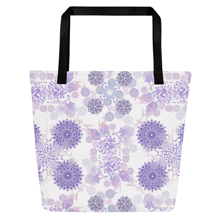 Lilac Mandala Tote Bag product image (2)