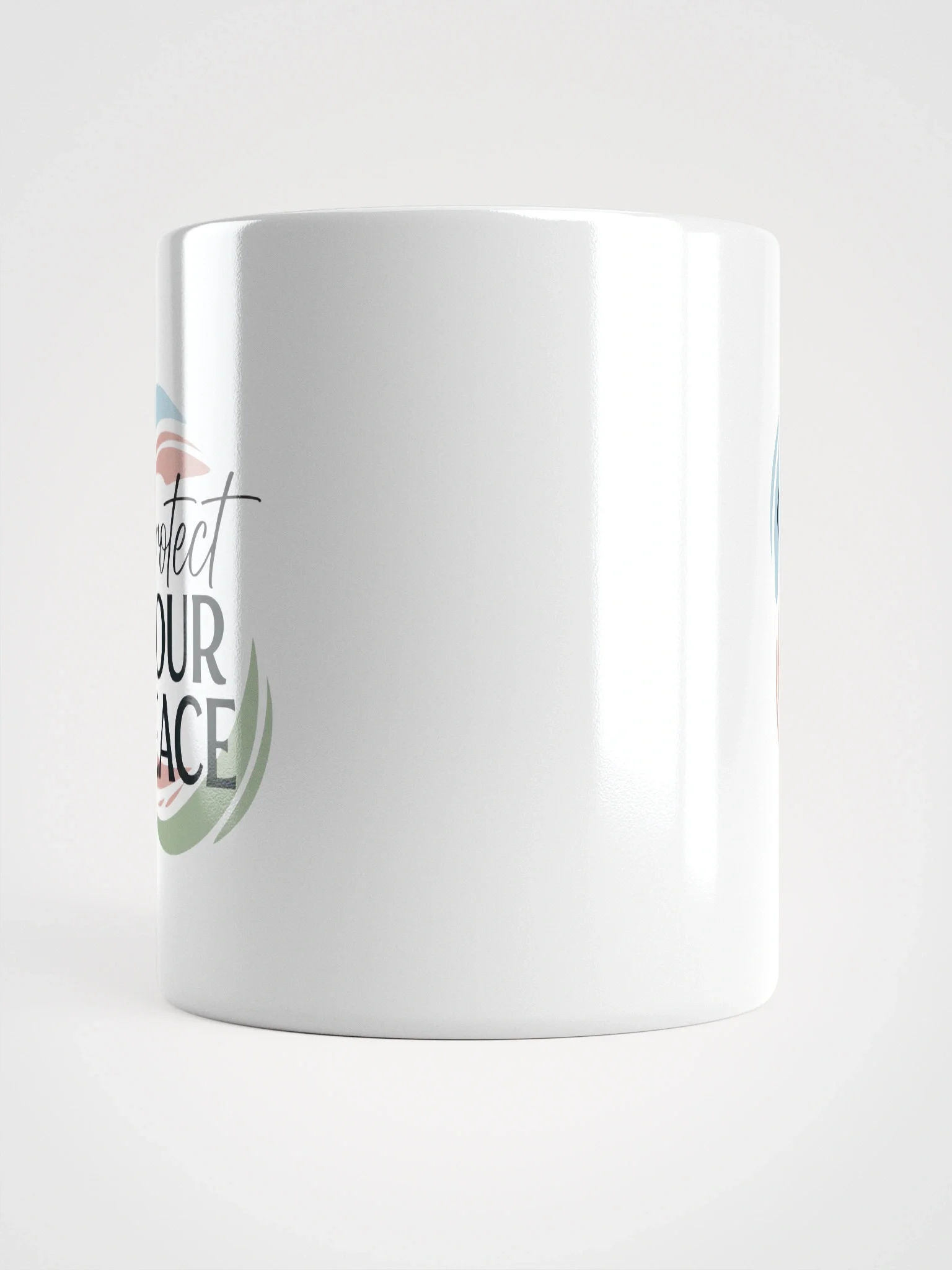 Protect Your Peace Mug – Inspirational Ceramic Coffee Cup for Mindfulness & Stress Relief product image (6)