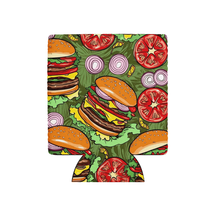Hamburger BBQ Bliss Hawaiian Koozie product image (1)