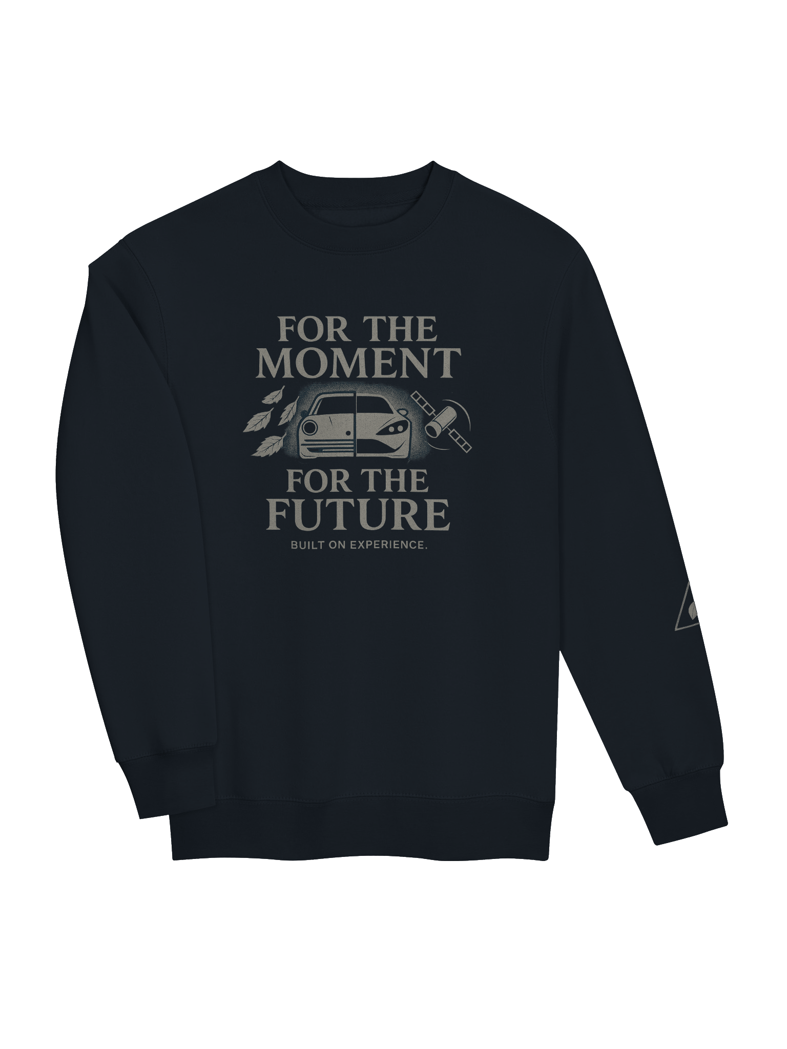 FOR THE MOMENT / FOR THE FUTURE — Premium Streetwear Crewneck (Lane Seven LS14004) product image (3)