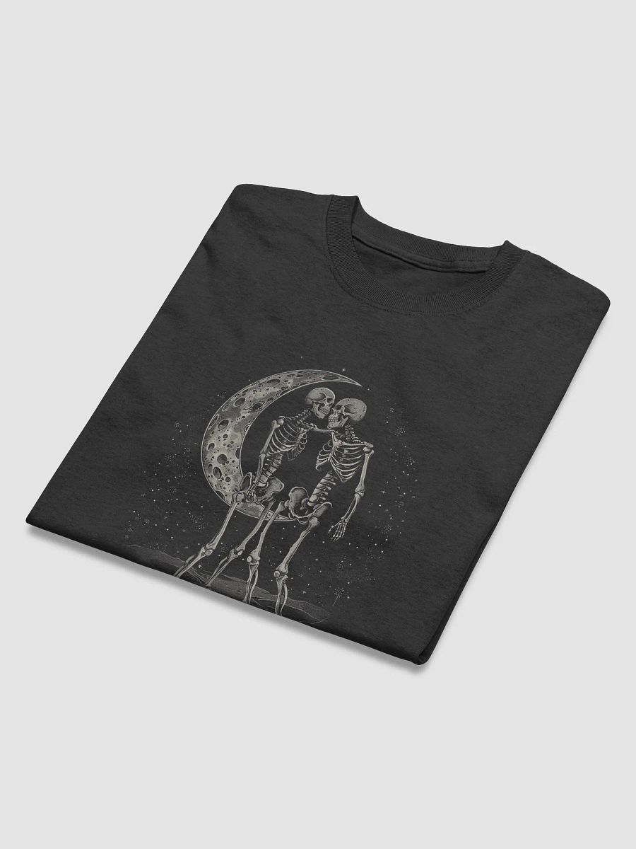 Skeleton Lovers Sitting on the Moon T-Shirt product image (4)