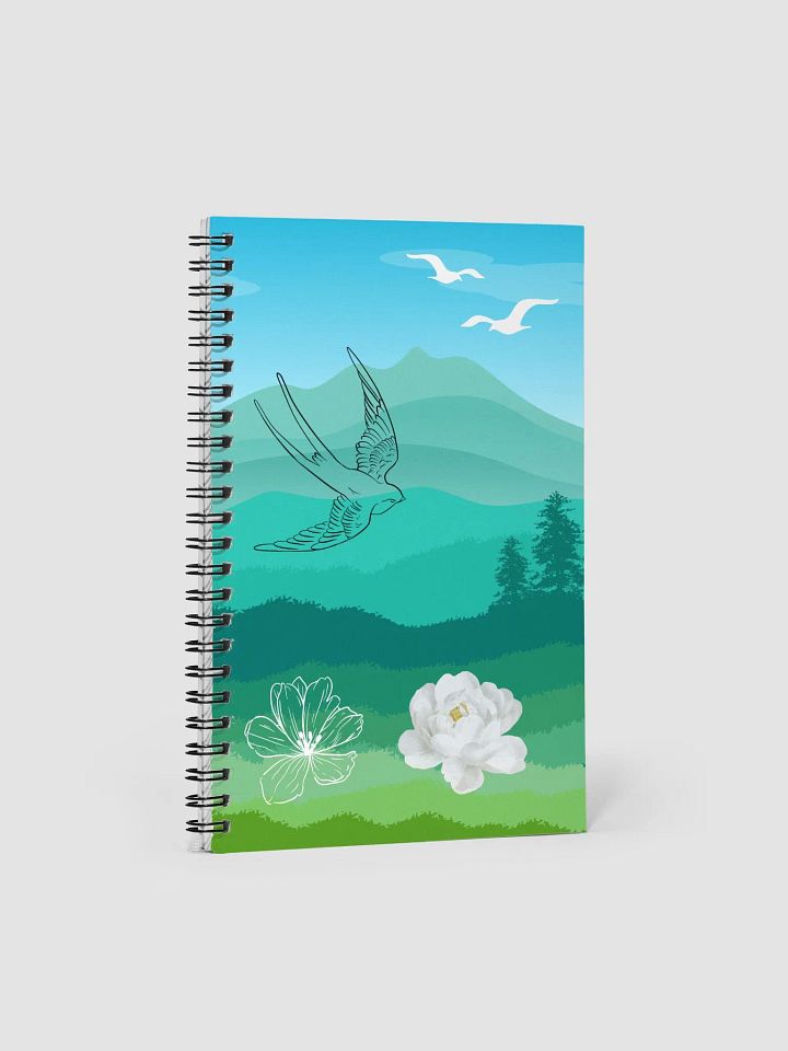 Bird in Flight Floral Horizon - Notebook product image (1)