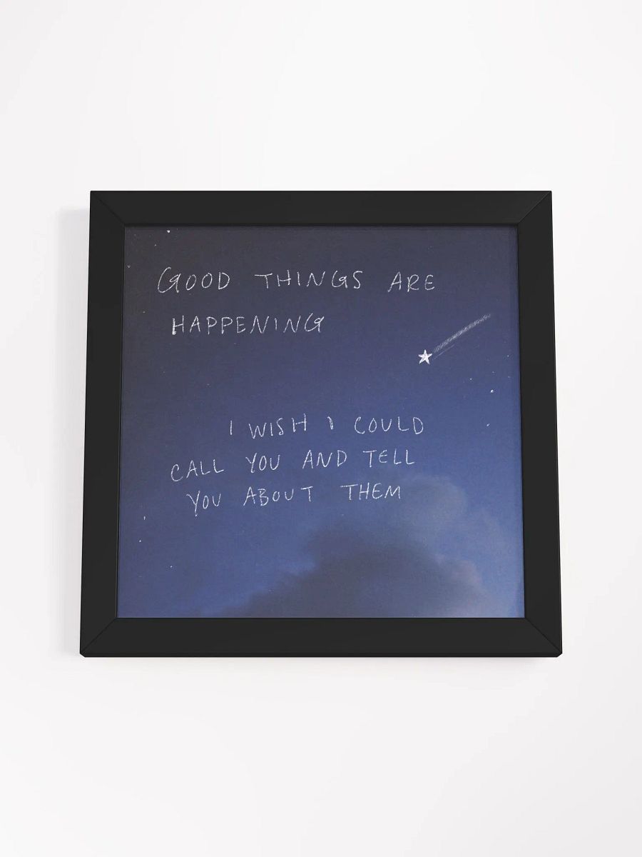 I Wish I Could Call Framed Art Print product image (4)