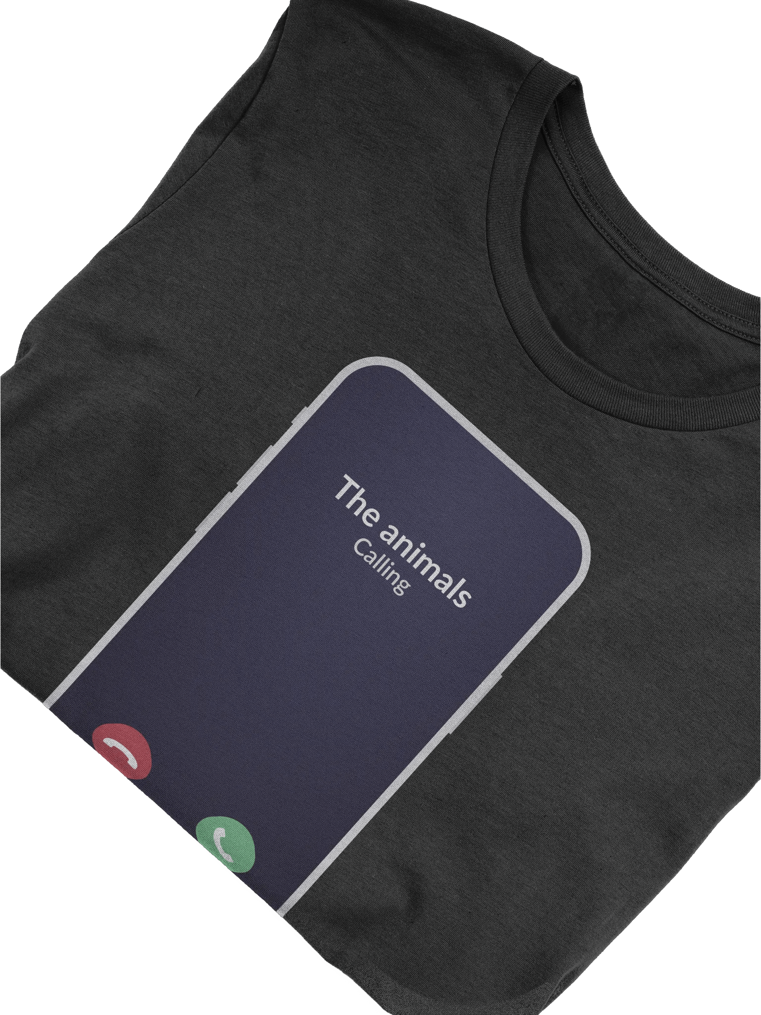 “The Animals Calling - Go Vegan” Unisex Black T-Shirt product image (3)